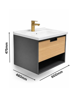 Vanity Model D-05-60 B+WD V view 3