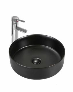 PAINTED ART BASIN 7133 Matte Black view 1