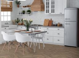 Mocha Oak Herringbone view 3