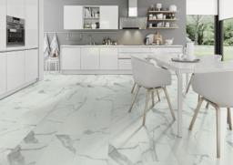 Carrara White Marble Matt (tile effect) view 4