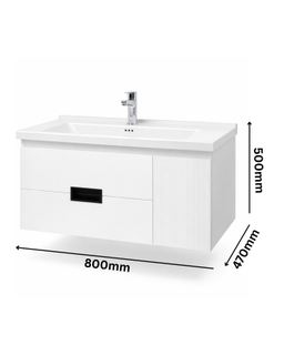 Vanity Model T210-80 M view 3