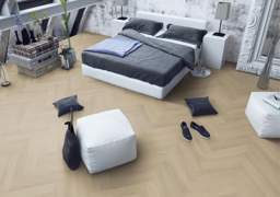 Linen Oak Herringone view 3