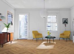 Ranch Oak Herringbone view 1