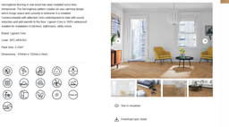 Ranch Oak Herringbone view 5