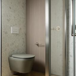 Woodlux Bamboo Grey Wood Wall Panel view 2