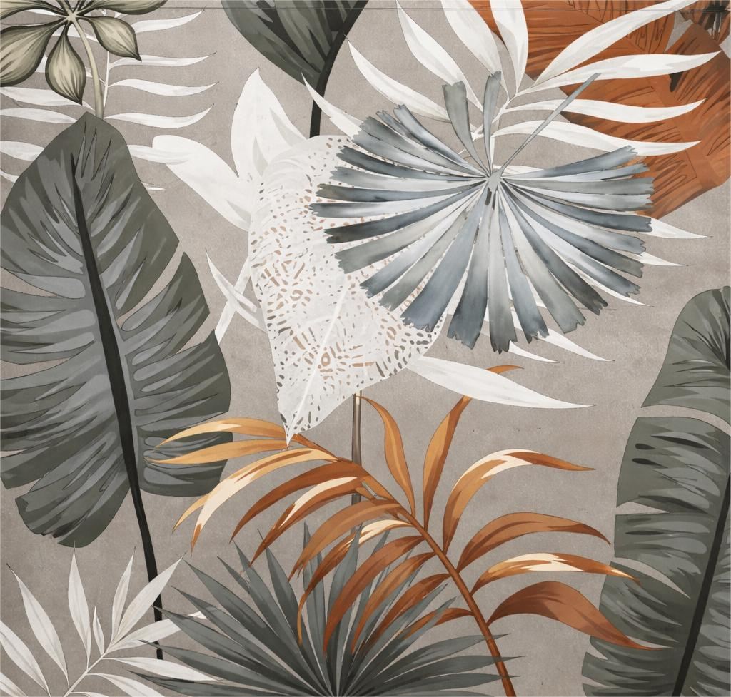 Mongolian Woods wallpaper tile