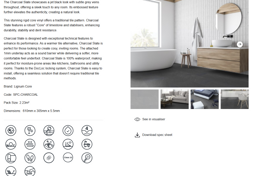 Charcoal Slate (tile effect) view 5