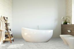 Carrara Marble (tile effect) view 4