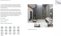 Carrara Marble (tile effect) view 5